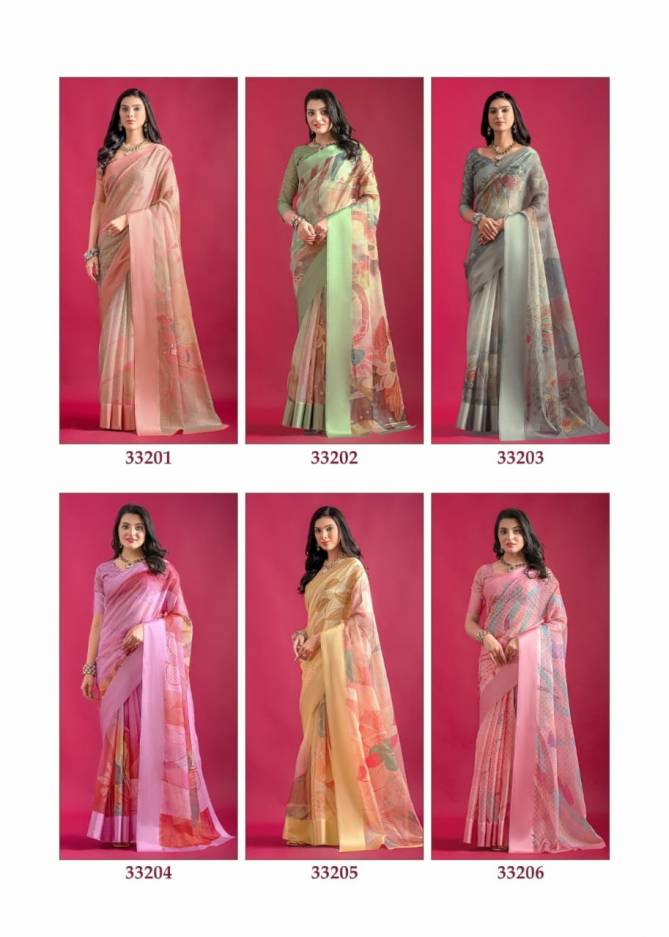 Saanchi By Ruchi Digital Printed Linen Designer Sarees Wholesale Price In Surat
